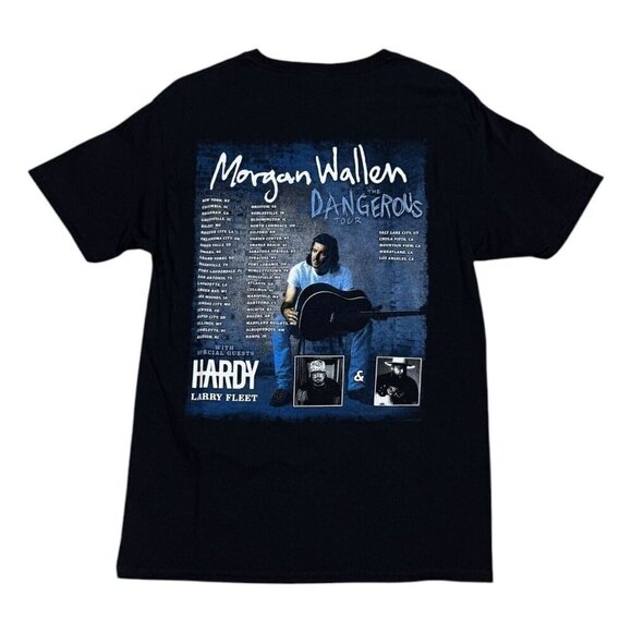 MORGAN WALLEN Dangerous Tour Merch Country Music Tee Shirt Medium - Picture 2 of 5